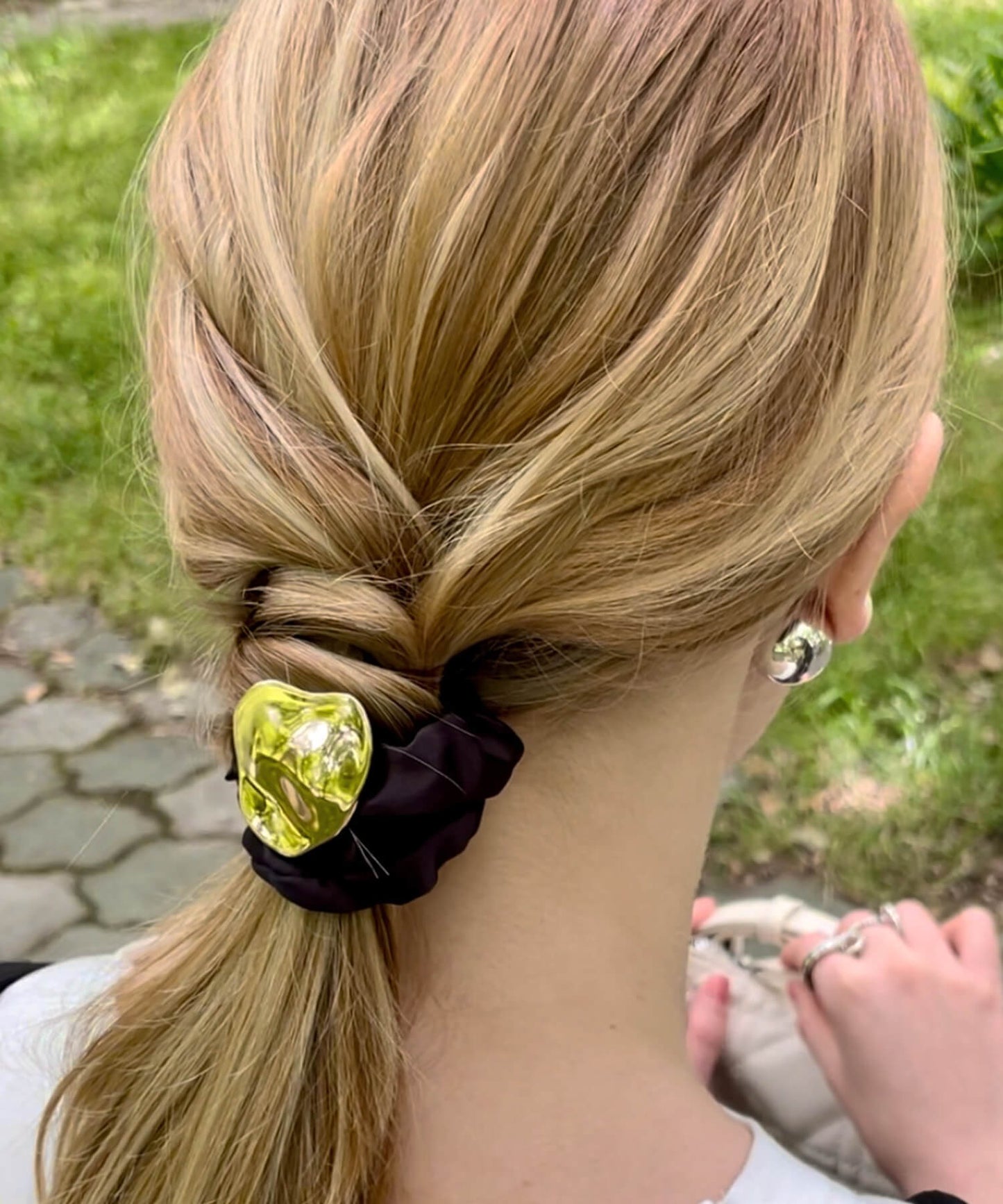 【ANOH】メタルヘアゴム