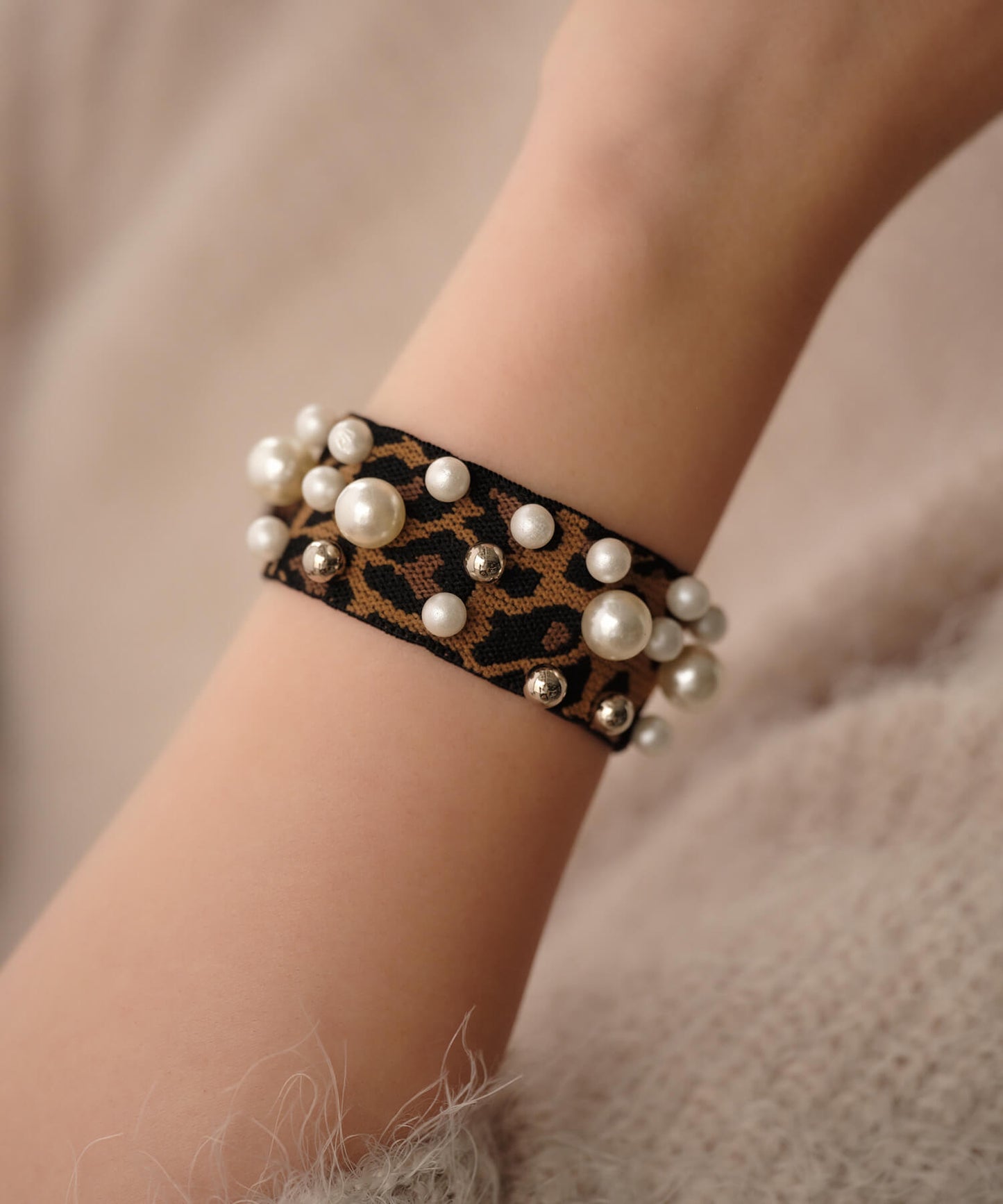 【ANOH】レオパードヘアゴム