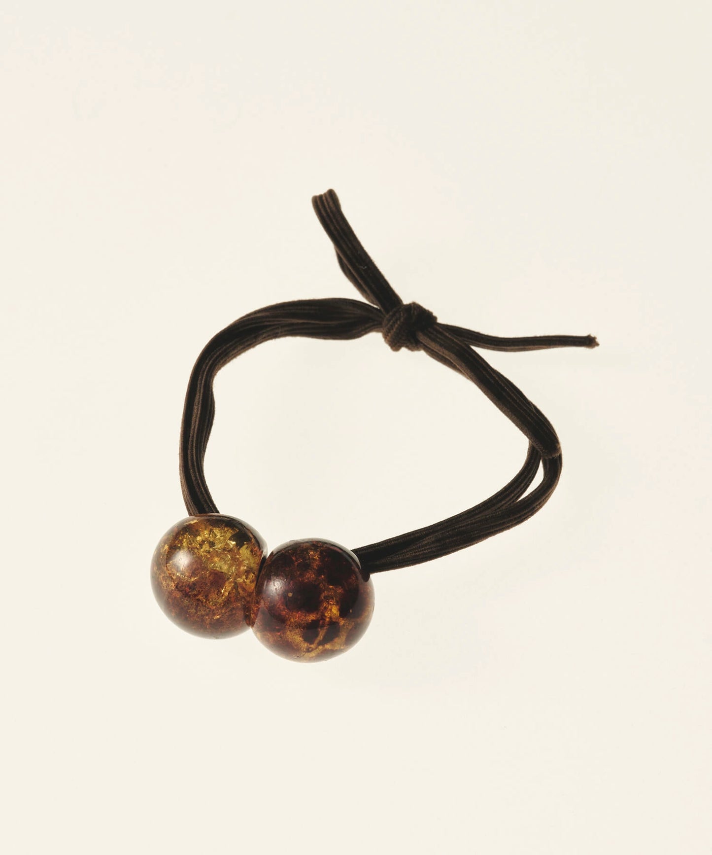 【ANOH】 レオパードボールヘアゴム