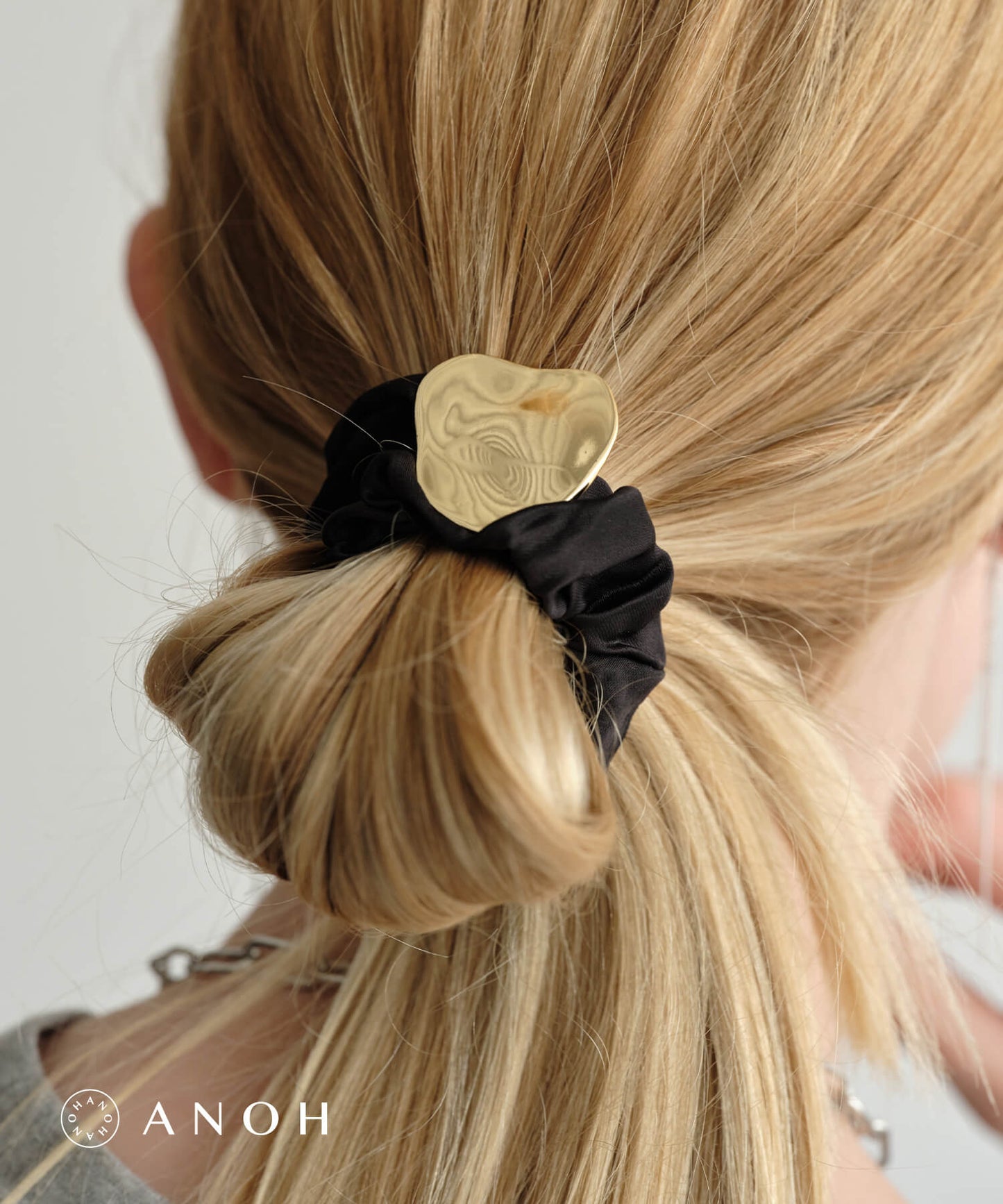 【ANOH】メタルヘアゴム