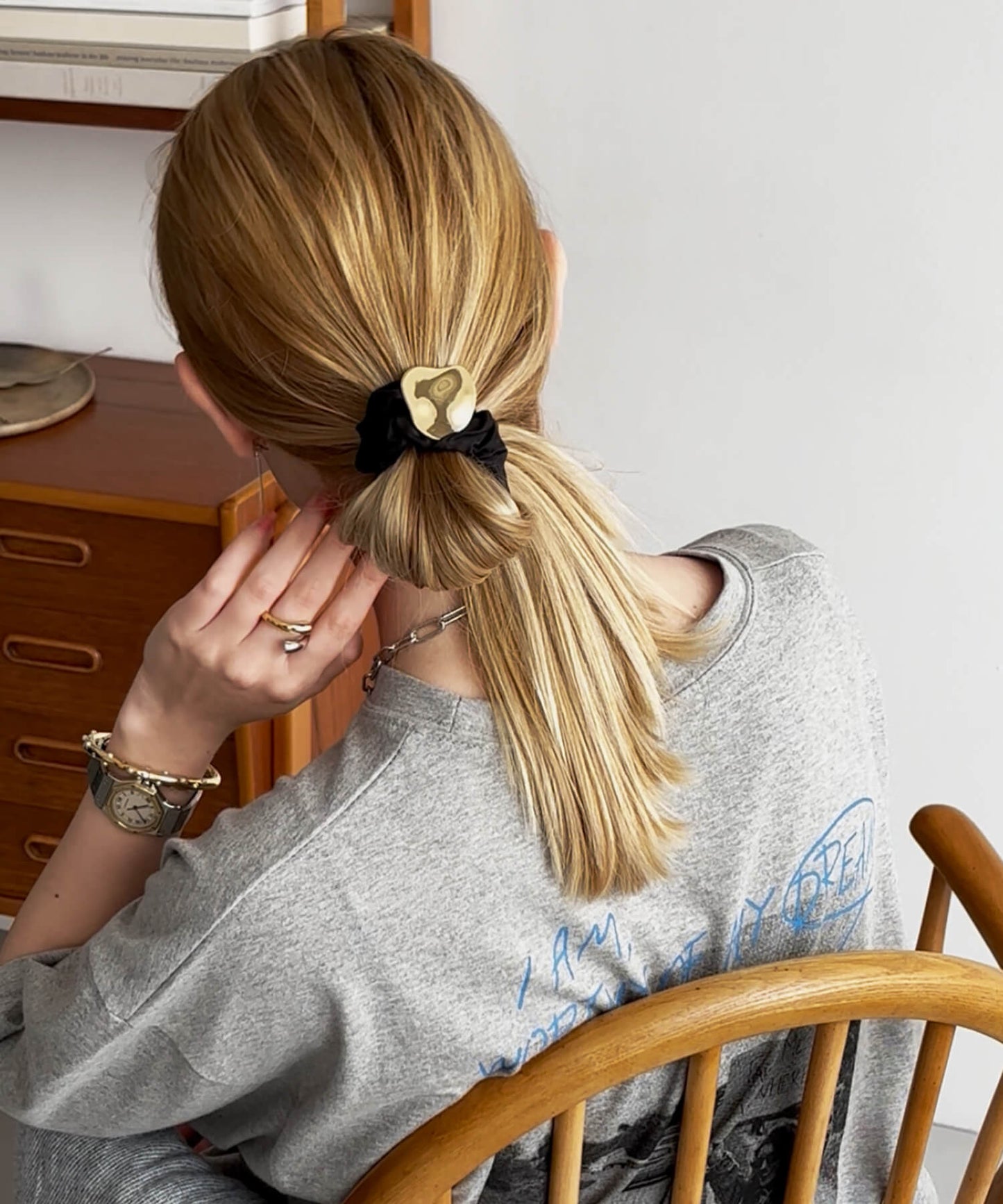 【ANOH】メタルヘアゴム