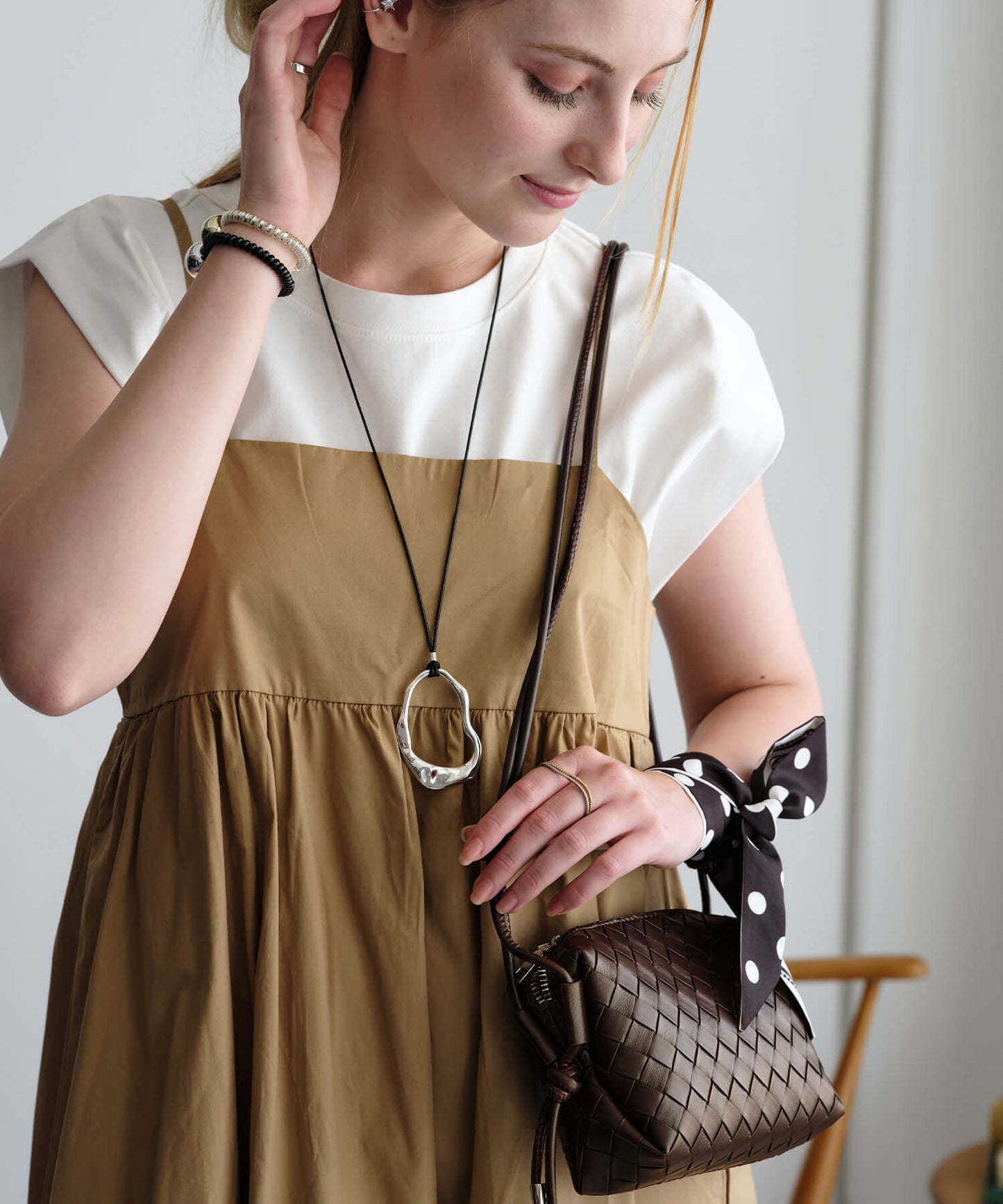 【ANOH】ニュアンスコードネックレス