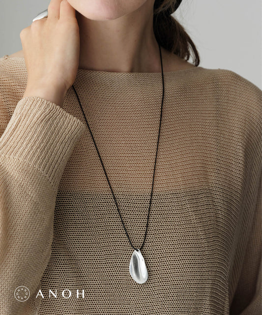 【ANOH】プレートコードネックレス