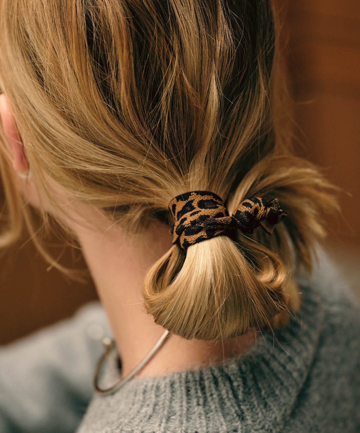 【ANOH】レオパードヘアゴム