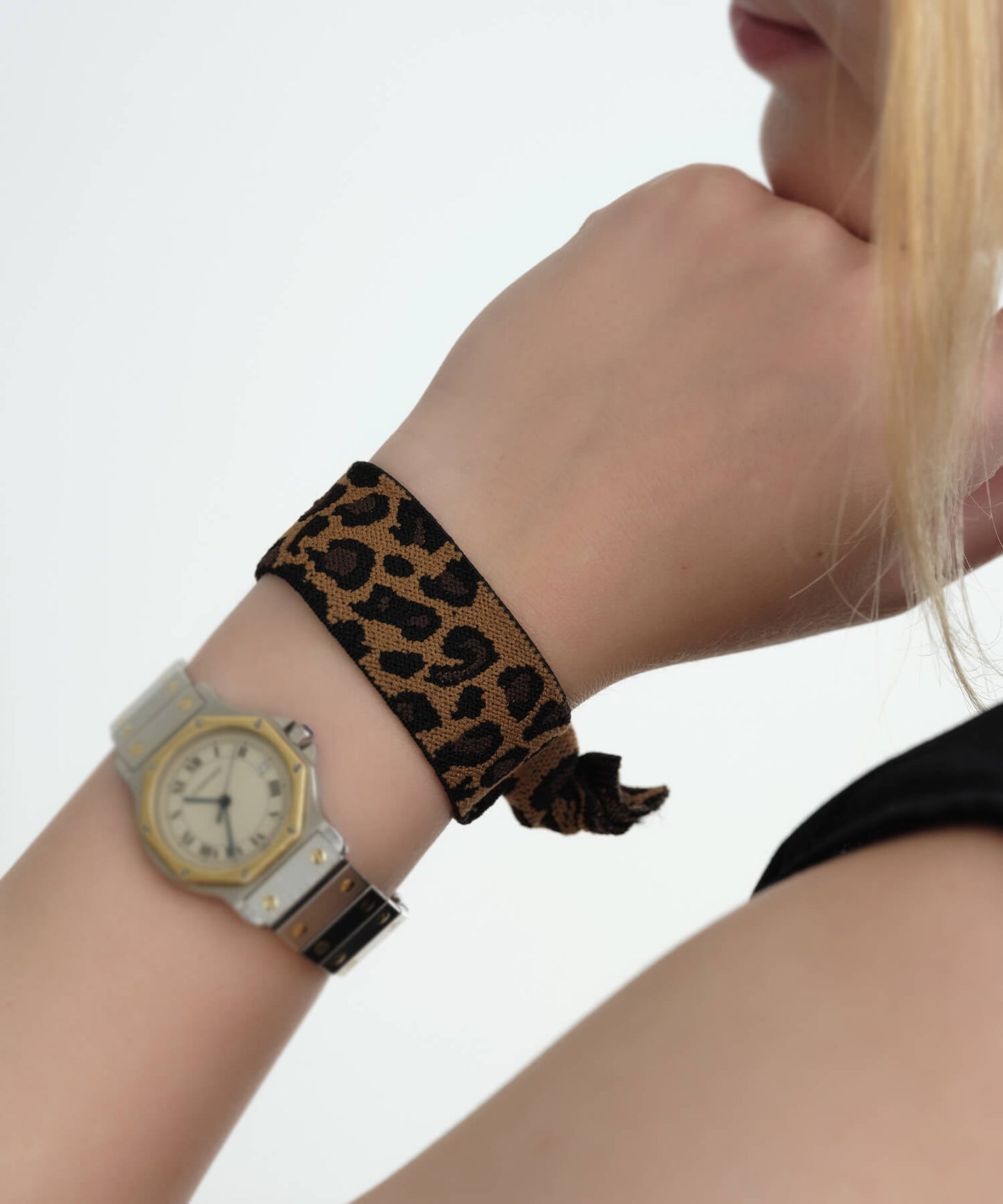 【ANOH】レオパードヘアゴム