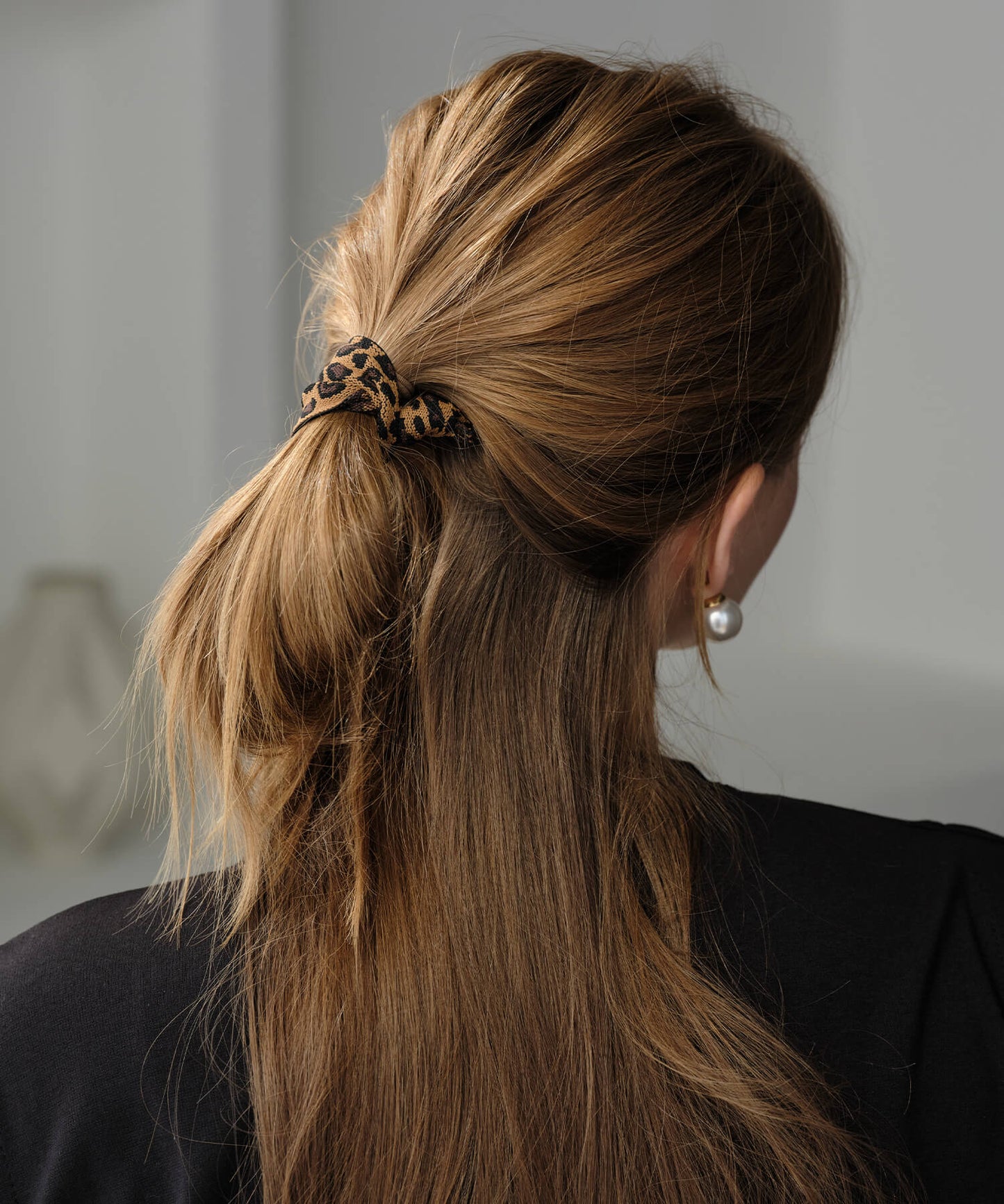 【ANOH】レオパードヘアゴム