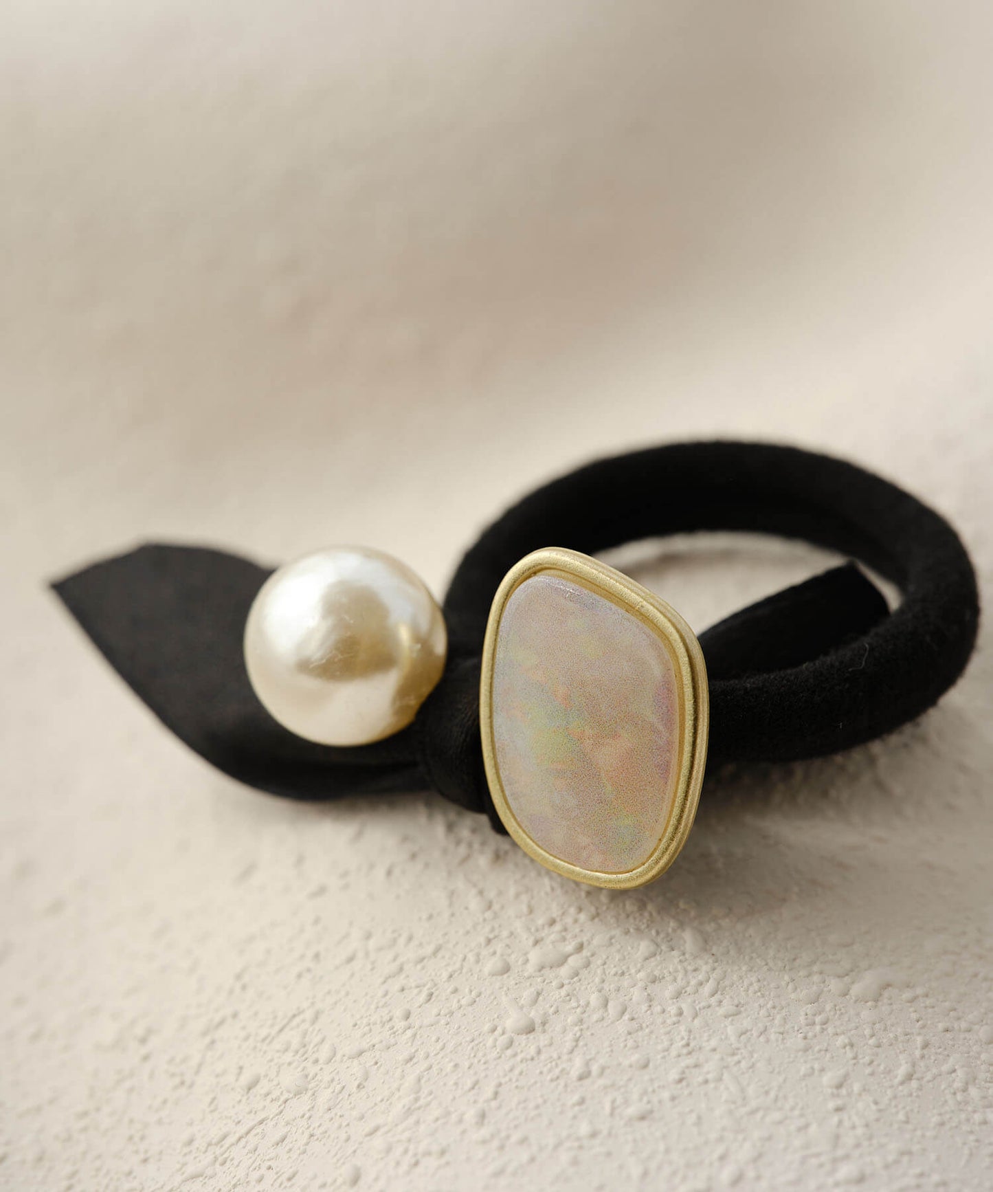 【ANOH】パールリボンヘアゴム