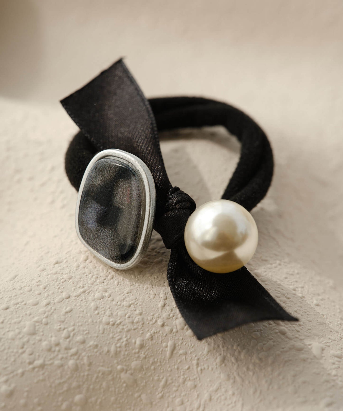 【ANOH】パールリボンヘアゴム