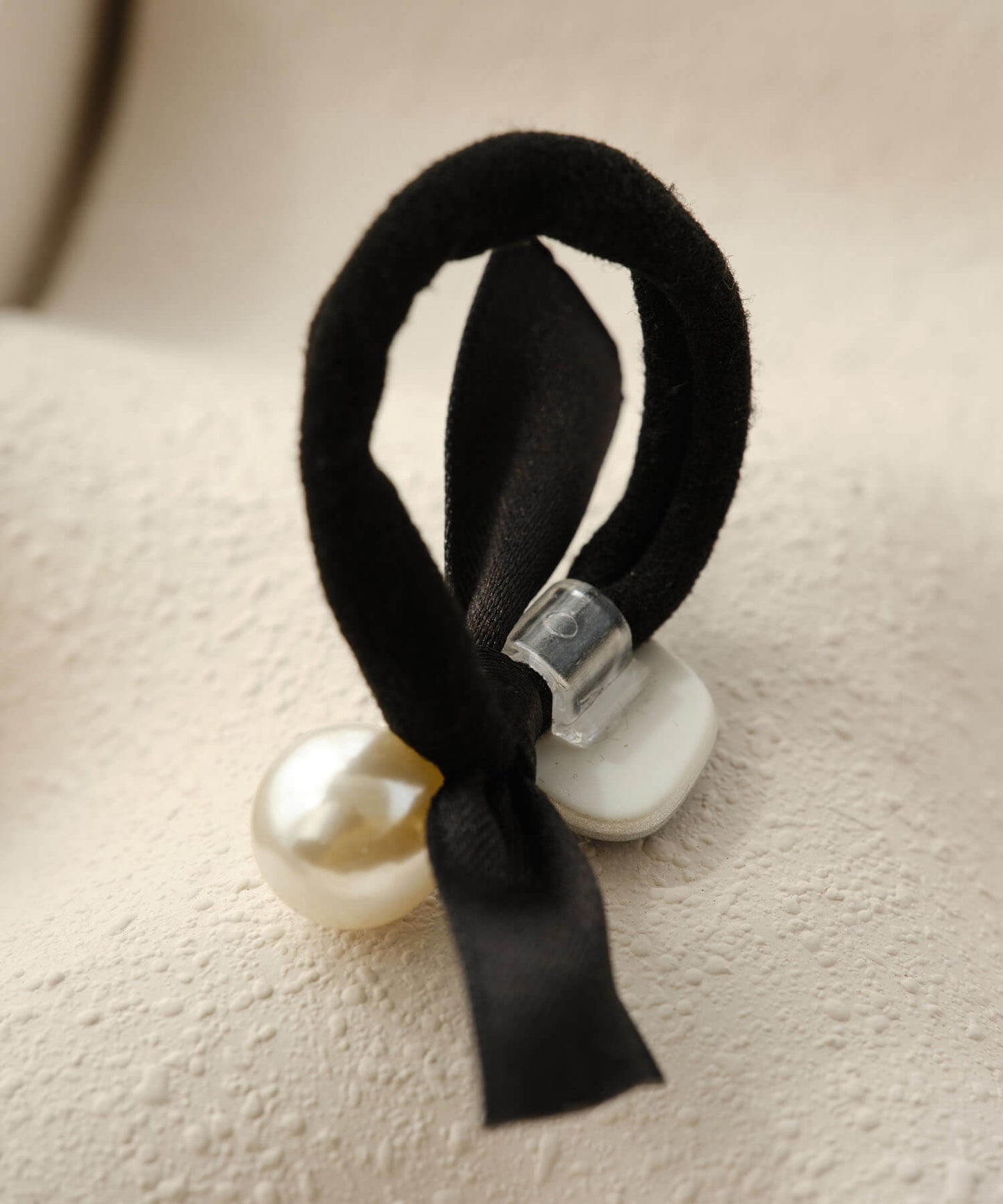 【ANOH】パールリボンヘアゴム