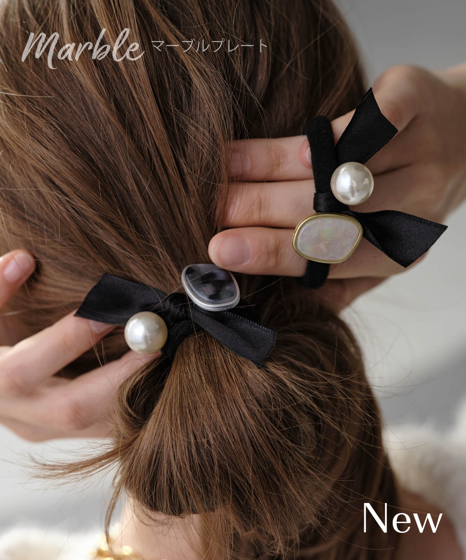 ANOH】パールリボンヘアゴム – ZAKKA-BOX公式サイト