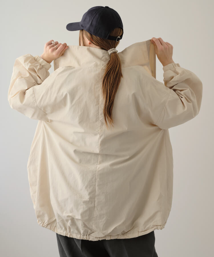 【MIA/ミア】スタンドカラーテイルライトアウター