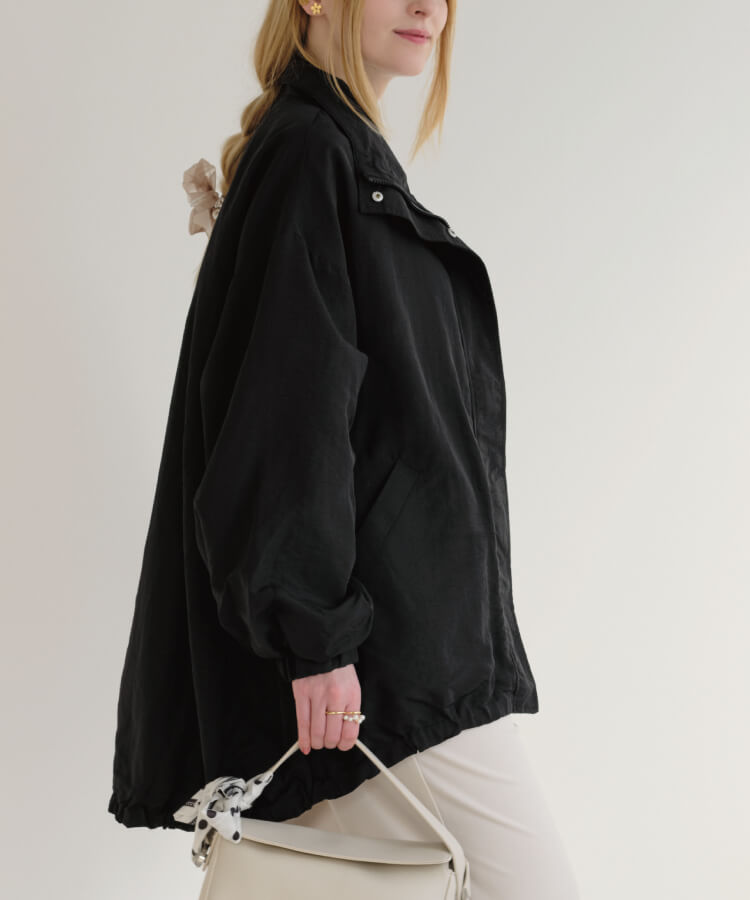 【MIA/ミア】スタンドカラーテイルライトアウター