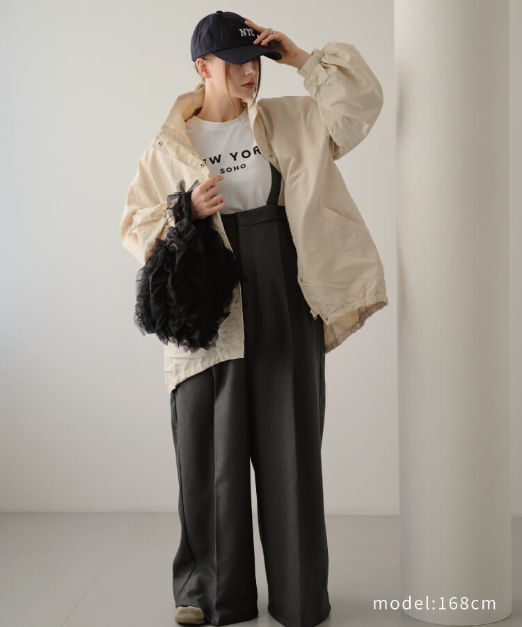 【MIA/ミア】スタンドカラーテイルライトアウター