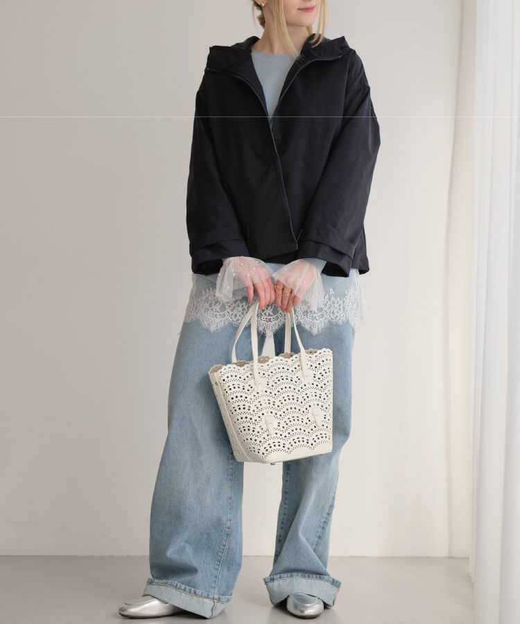 【MIA/ミア】フーディーライトアウター