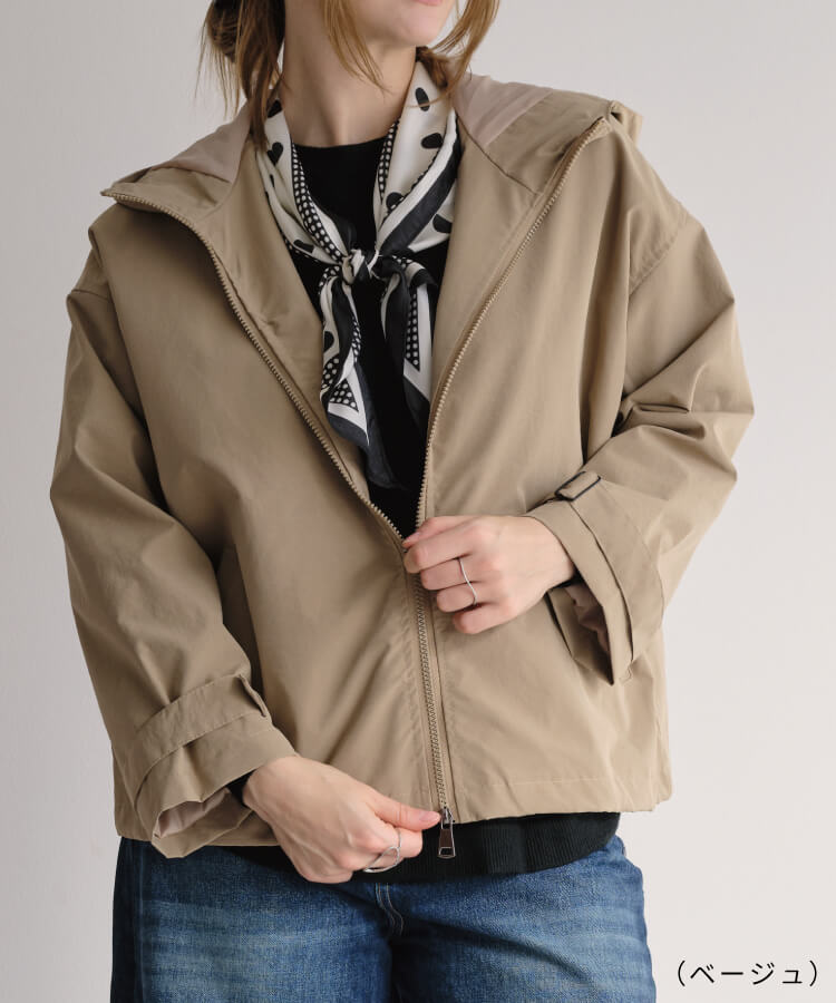 【MIA/ミア】フーディーライトアウター