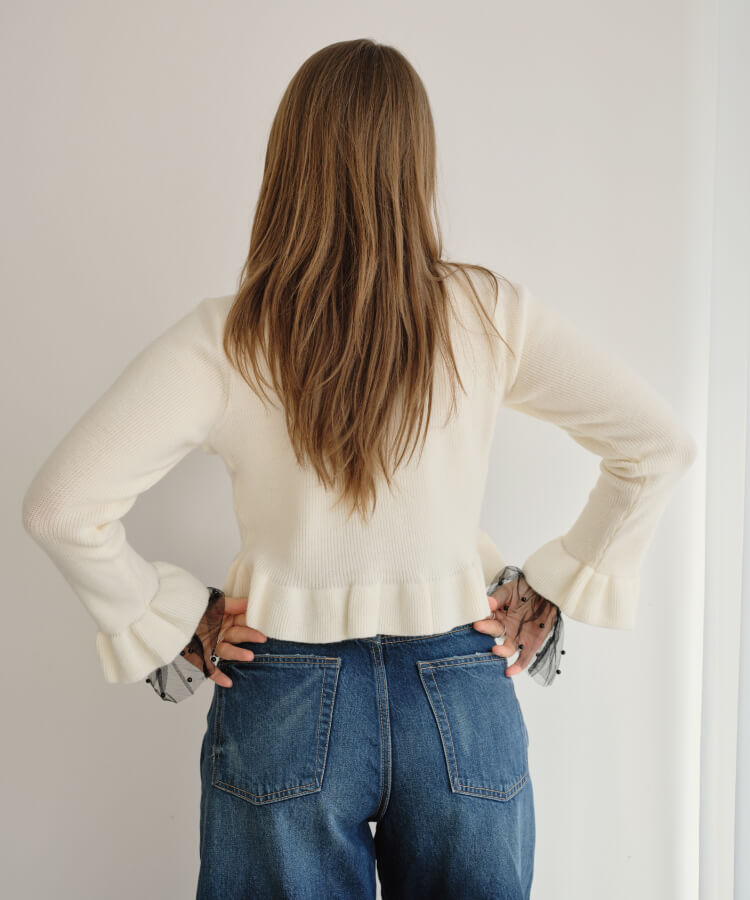 【MIA/ミア】レイヤードドットレースカフス