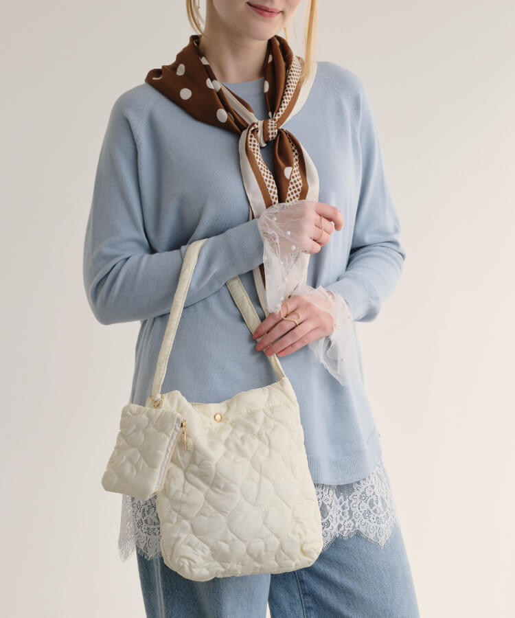 【MIA/ミア】レイヤードドットレースカフス