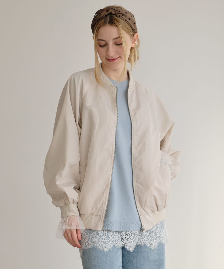 【MIA/ミア】レイヤードレーススカート