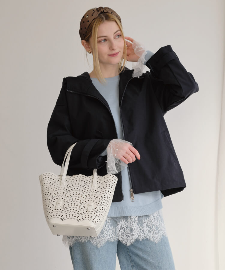 【MIA/ミア】レイヤードレーススカート