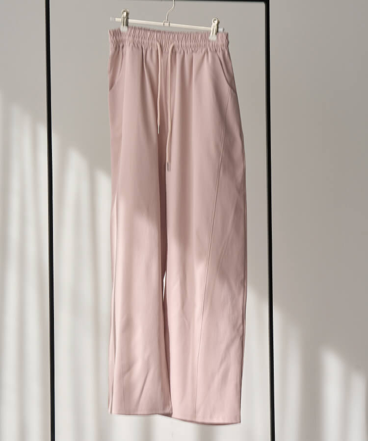 カーブシルエットパンツ