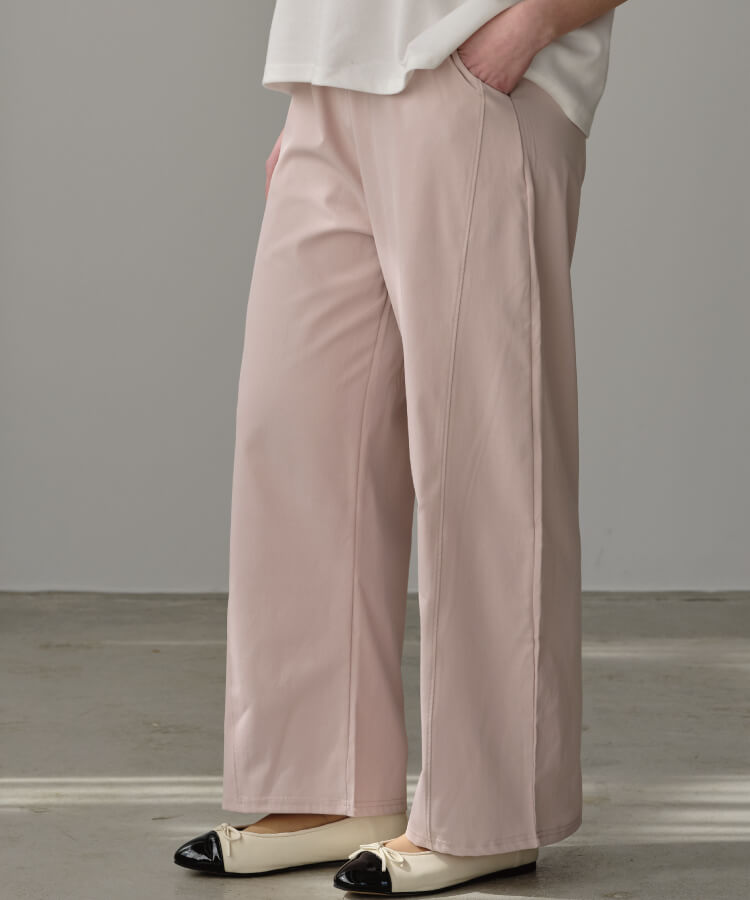 カーブシルエットパンツ