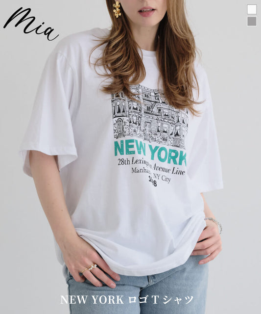 【MIA/ミア】NEW YORKロゴTシャツ