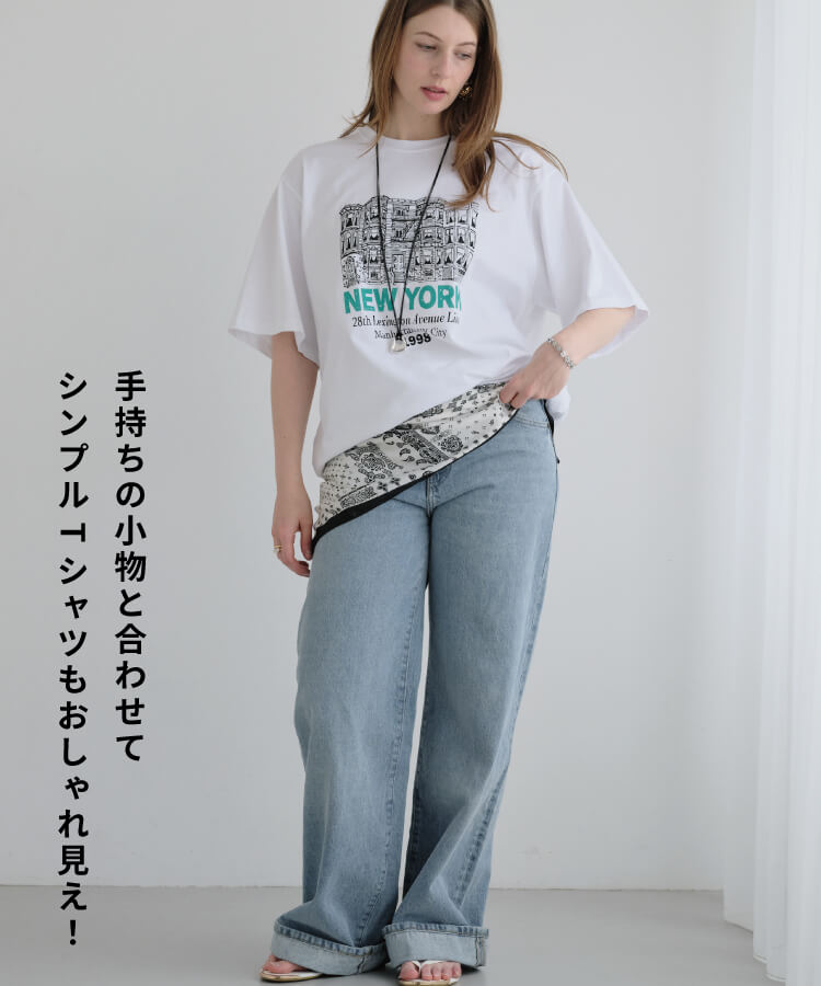 【MIA/ミア】NEW YORKロゴTシャツ