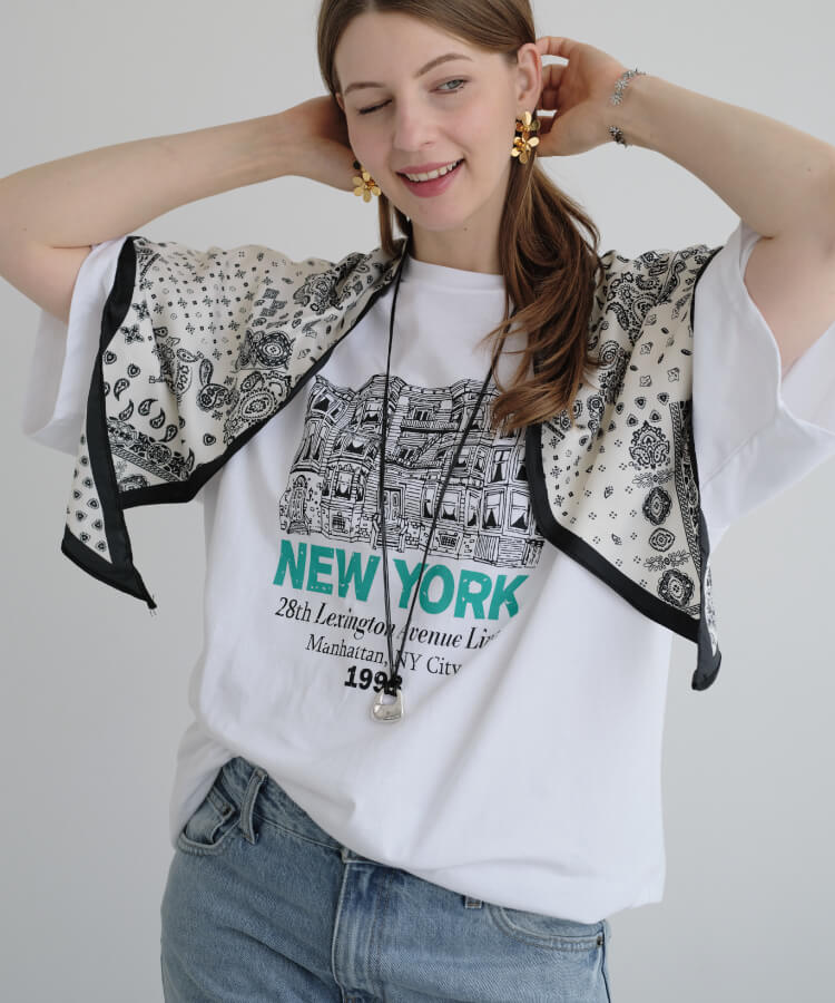 【MIA/ミア】NEW YORKロゴTシャツ