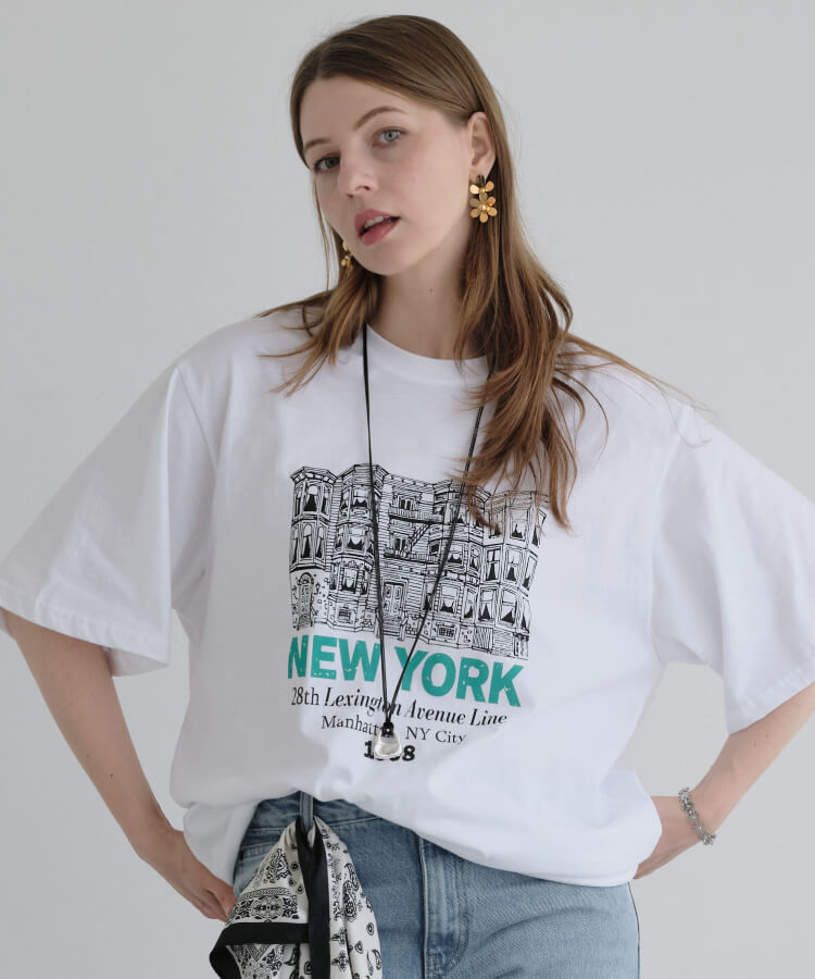 【MIA/ミア】NEW YORKロゴTシャツ