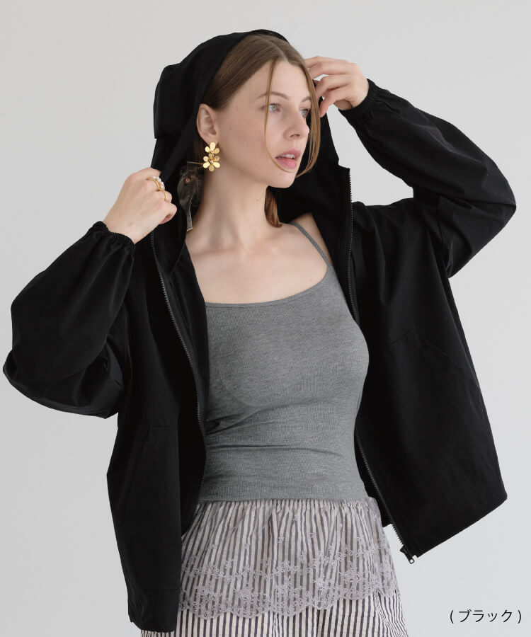 【MIA/ミア】UVカットラッシュガードパーカー