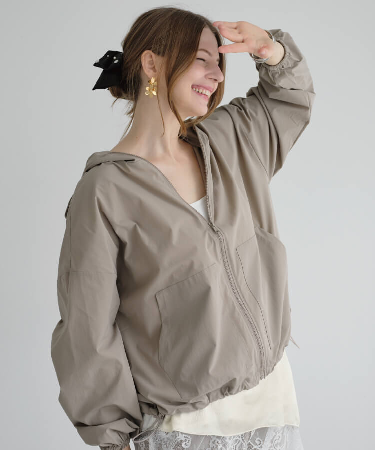 【MIA/ミア】UVカットラッシュガードパーカー