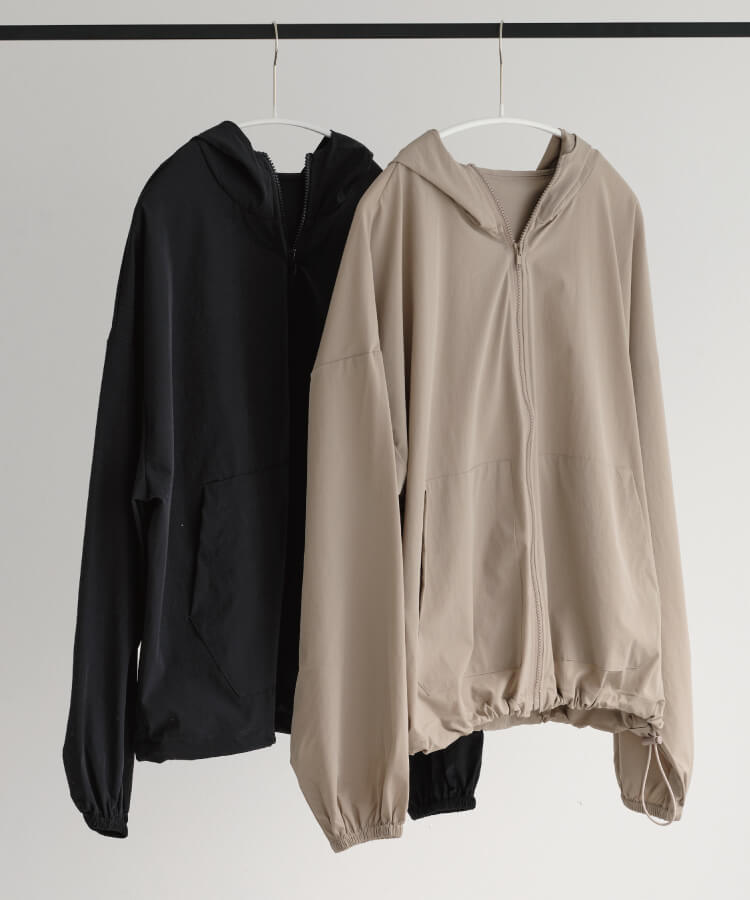 【MIA/ミア】UVカットラッシュガードパーカー