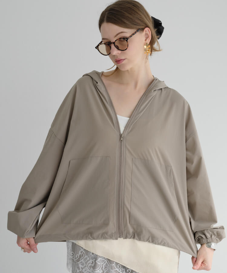 【MIA/ミア】UVカットラッシュガードパーカー