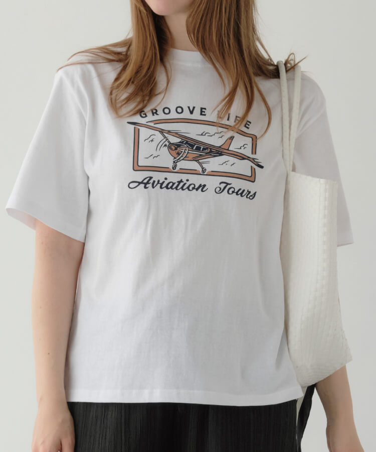【30%OFF】【MIA/ミア】ヴィンテージ風プリントTシャツ