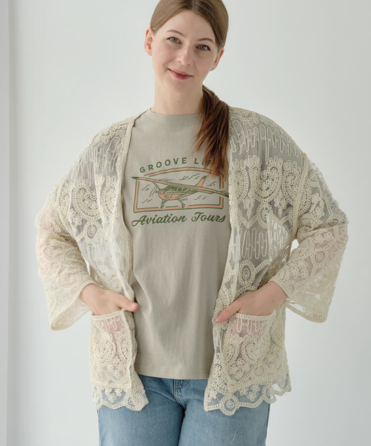 【30%OFF】【MIA/ミア】ヴィンテージ風プリントTシャツ