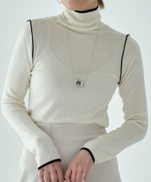 【tokidoki】ラインデザインタートルニット